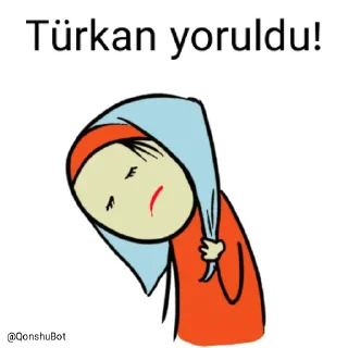 😣 emoji Türkan @Qonshubot Telegram sticker 9 of 31