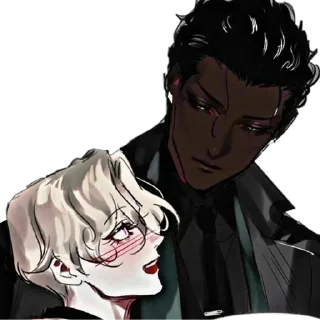 🦔 emoji Darkest Love Telegram sticker 14 of 20