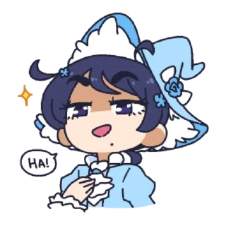 😏 emoji Starry Flowers Telegram sticker 9 of 24