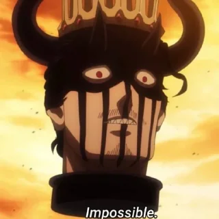 🤨 emoji Black clover @sorcerer_king Telegram sticker 17 of 92