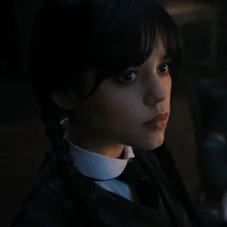 📼 emoji Wednesday Addams by: @Darkdemons 📼🔭 Telegram sticker 7 of 70