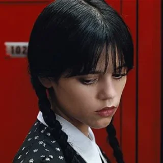 🔭 emoji Wednesday Addams by: @Darkdemons 📼🔭 Telegram sticker 22 of 70