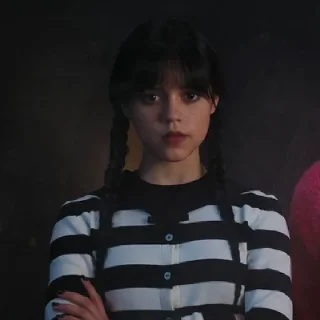 📼 emoji Wednesday Addams by: @Darkdemons 📼🔭 Telegram sticker 21 of 70