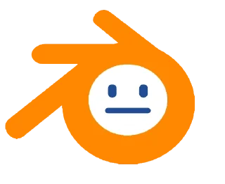 😐 emoji @Pars_Training Blender Stickers Telegram sticker 5 of 76