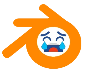 😭 emoji @Pars_Training Blender Stickers Telegram sticker 7 of 76