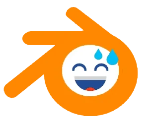 😅 emoji @Pars_Training Blender Stickers Telegram sticker 11 of 76