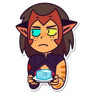 Sticker from Catra & Adora