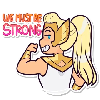 💪 emoji Catra & Adora Telegram sticker 12 of 16