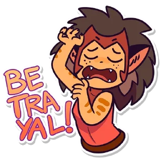 Sticker from Catra & Adora