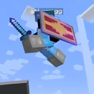 🤨 emoji The DEADLIEST MINECRAFT SERVER *vine boom sound* Telegram sticker 15 of 116