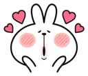 😘 emoji Spoiled Rabbit Facial Expression Telegram sticker 10 of 41