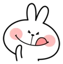😋 emoji Spoiled Rabbit Facial Expression Telegram sticker 7 of 41