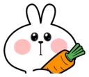 ☹ emoji Spoiled Rabbit Facial Expression Telegram sticker 19 of 41