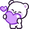 💜 emoji Violet / @StickersPackRobot Telegram sticker 8 of 200