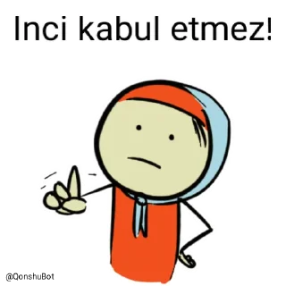 Sticker from İnci @Qonshubot