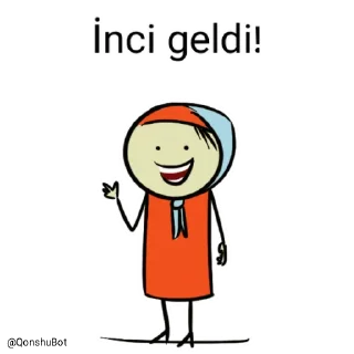 Sticker from İnci @Qonshubot