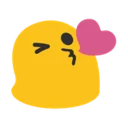 😘 emoji Cute Blobs Telegram sticker 23 of 73