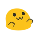 🤗 emoji Cute Blobs Telegram sticker 11 of 73