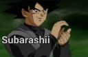Sticker from God Goku Black