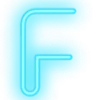 🐚 emoji Neon | TGPremiumFonts Telegram sticker 6 of 144