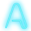 🐚 emoji Neon | TGPremiumFonts Telegram sticker 1 of 144