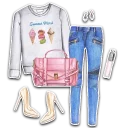 👘 emoji عالم الجمال gmalll@ Telegram sticker 11 of 119