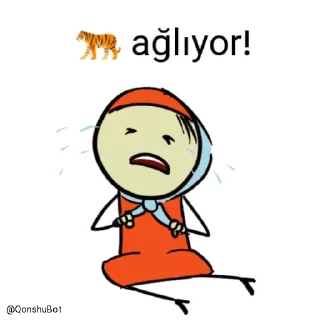 😭 emoji 🐅 @Qonshubot Telegram sticker 14 of 31