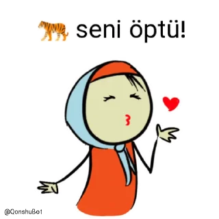 💋 emoji 🐅 @Qonshubot Telegram sticker 19 of 31