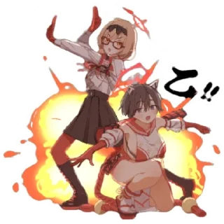 😁 emoji BlueArchive Telegram sticker 24 of 29