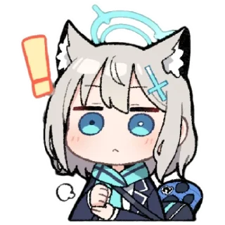 😁 emoji BlueArchive Telegram sticker 17 of 29