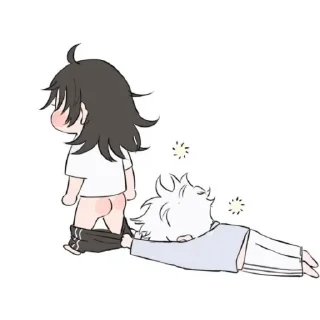 ⛓ emoji After Gojo said "i love you" 2/2 Telegram sticker 6 of 52