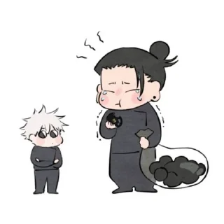 ⛓ emoji After Gojo said "i love you" 2/2 Telegram sticker 14 of 52