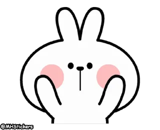 Sticker from @MHStickers Spoiled Rabbit Facial Animation