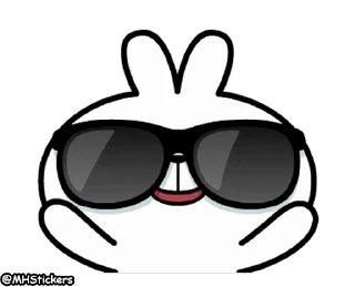 Sticker from @MHStickers Spoiled Rabbit Facial Animation