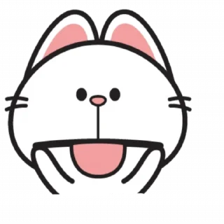 😛 emoji HyperCat : Facial Expression:@spoiledRabbits Telegram sticker 8 of 26