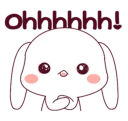 Sticker from Ultra-small rabbit! @Nekosticker