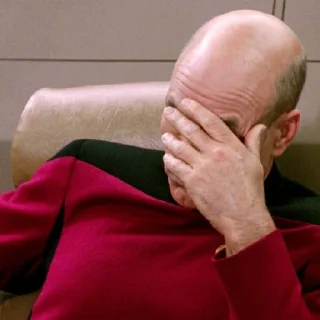 🤦‍♂ emoji Star Trek Telegram sticker 13 of 107