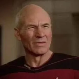 Sticker from Star Trek
