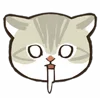 🤤 emoji Nyankomoji @StickersPackRobot Telegram sticker 24 of 200