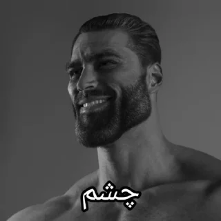 😊 emoji [ Giga chad ] BY @MEME_MHR Telegram sticker 22 of 55