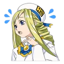 😅 emoji Aria Telegram sticker 16 of 34
