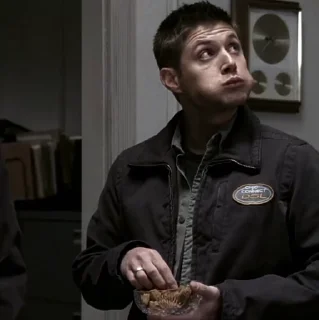 🎞 emoji Dean Winchester ⨾ @Besidethedyingfire Telegram sticker 21 of 50