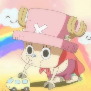 🥰 emoji Chopper @StickersofAnime Telegram sticker 9 of 57