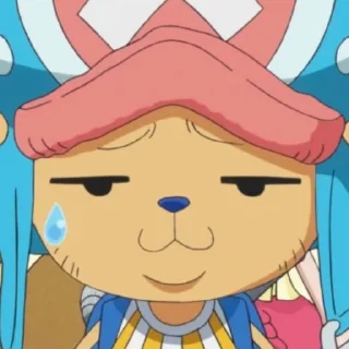 😓 emoji Chopper @StickersofAnime Telegram sticker 5 of 57