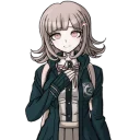 😌 emoji Nanami Chiaki Telegram sticker 5 of 21