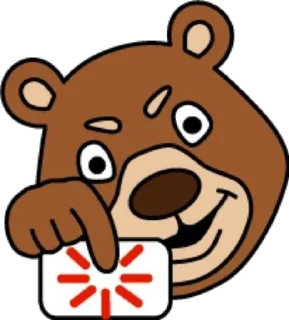 🤨 emoji Медведь @modnyashki_vip Telegram sticker 17 of 25