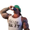 🍺 emoji Rich Piana Telegram sticker 12 of 20