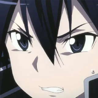 🗡 emoji Kirito Telegram sticker 23 of 46