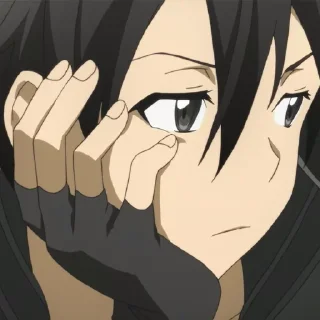 🗡 emoji Kirito Telegram sticker 22 of 46