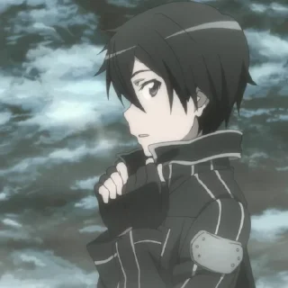 🗡 emoji Kirito Telegram sticker 19 of 46